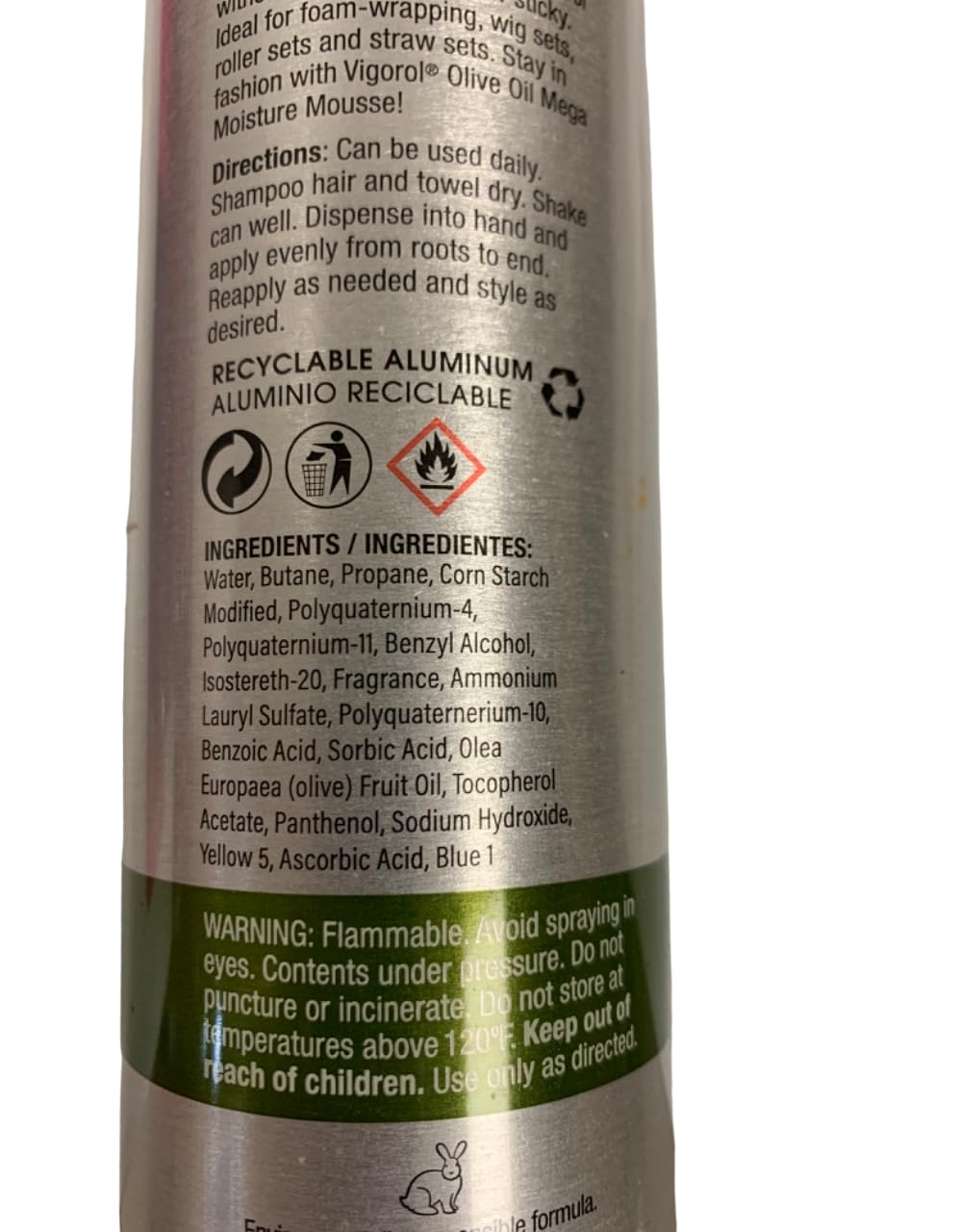 Vigorol Olive Oil Mega Moisture Mousse