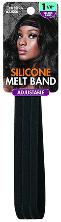 Donna Adjustable Lace Melt Band — Black