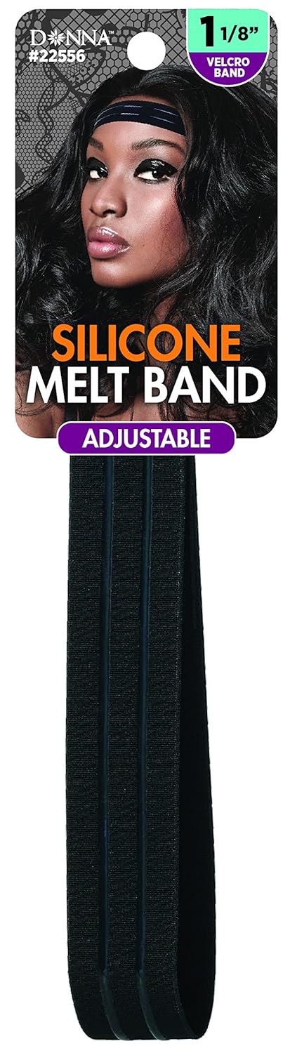 Donna Adjustable Lace Melt Band — Black