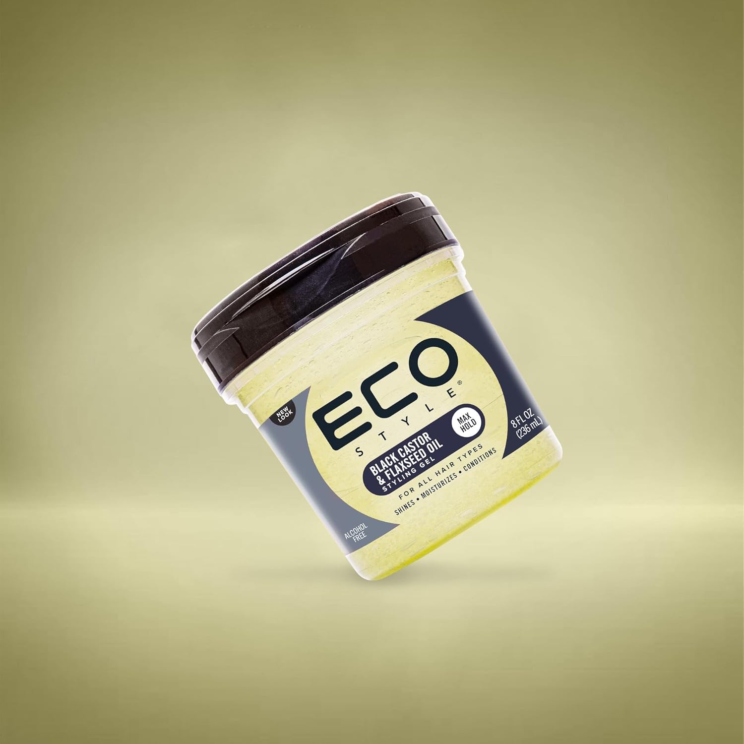 Eco Style Black Castor & Flaxseed Oil Styling Gel