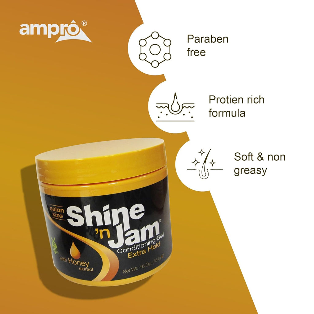 Shine ’n Jam Extra Hold Conditioning Gel - 8 oz