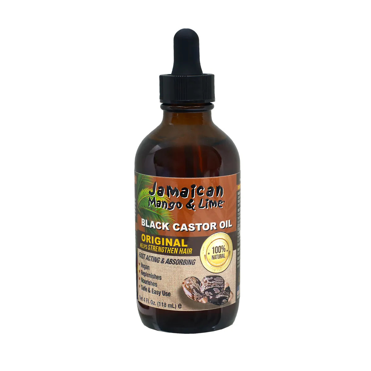 Jamaican Mango & Lime Black Castor Oil Original – 4 oz