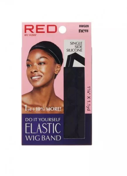 RED by Kiss Elastic Wig Band — Single Side Silicone