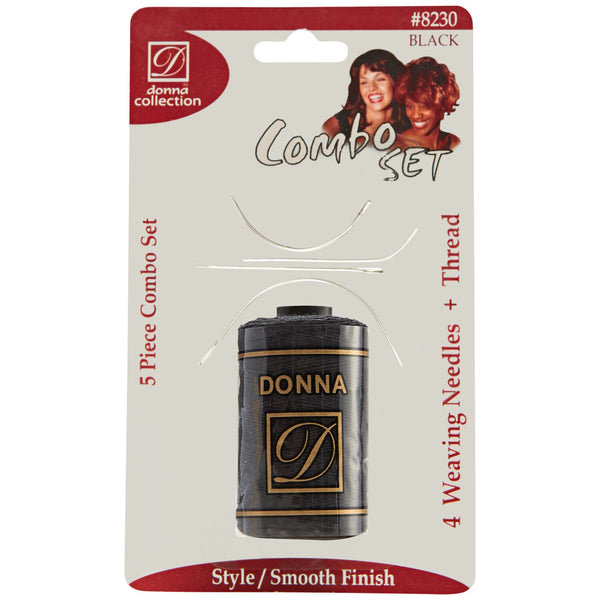 Donna Weaving Needles & Thread Combo Set — Black