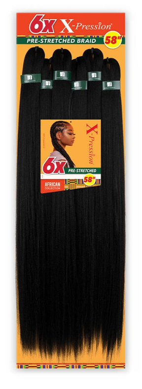 Sensationnel X-Pression 6X Pre-Stretched Braid 58″