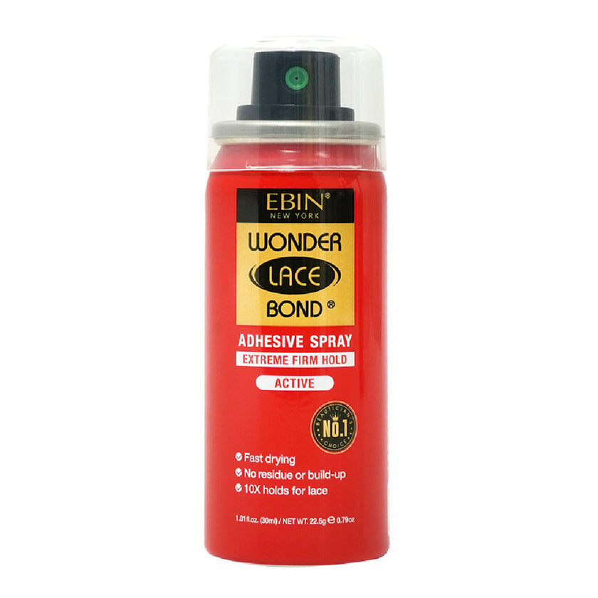 EBIN Wonder Lace Bond Adhesive Spray Extreme Firm Hold Active – 1.18 oz