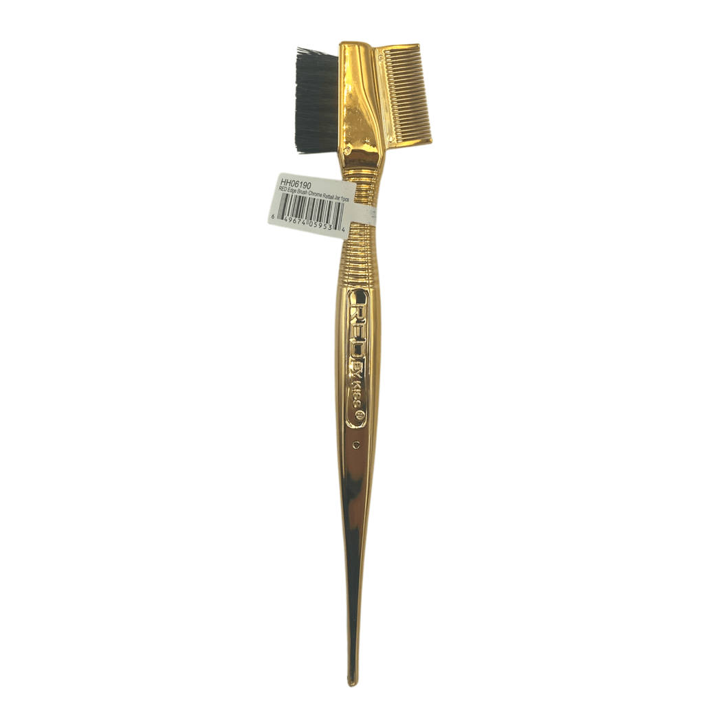 RED by Kiss Chrome Rat Tail Edge Brush